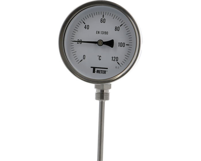 Bi-metallic SS thermometer 1681 radial Ø100 L100mm -30°C/+50°C 1/2''